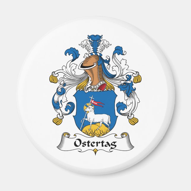 Imán Ostertag Family Crest (Frente)