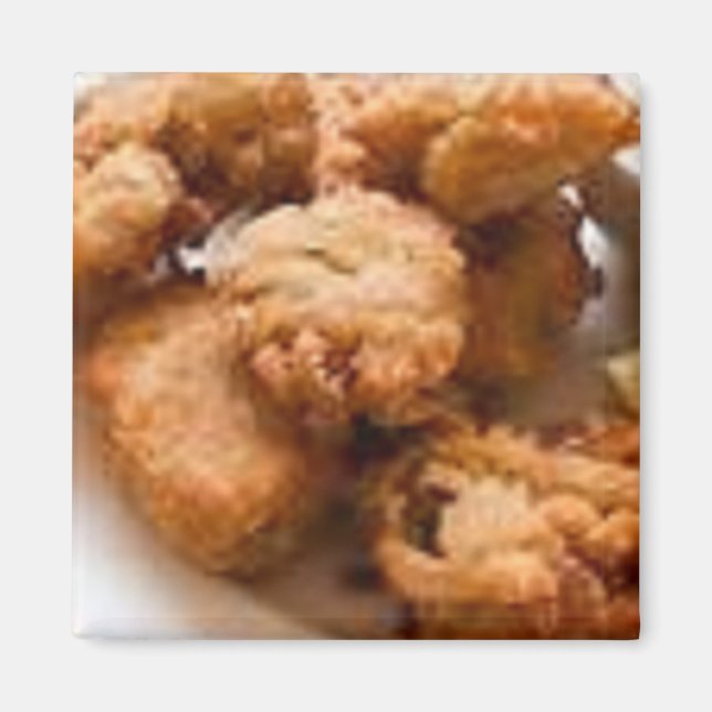 Imán Ostras fritas (Frente)