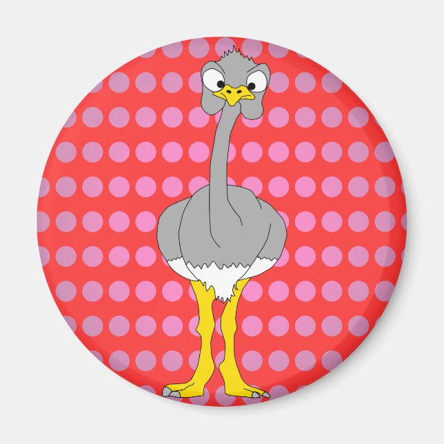 Imán Ostrich Magnet (Frente)