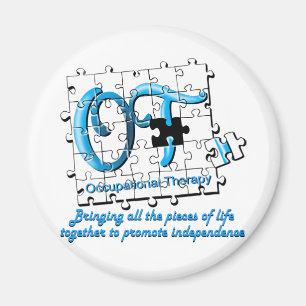 Imán ot puzzle aqua