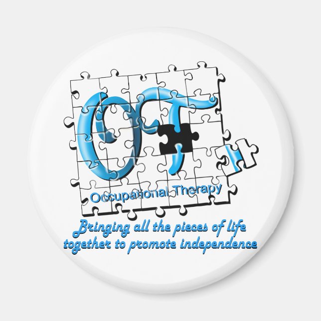 Imán ot puzzle aqua (Frente)