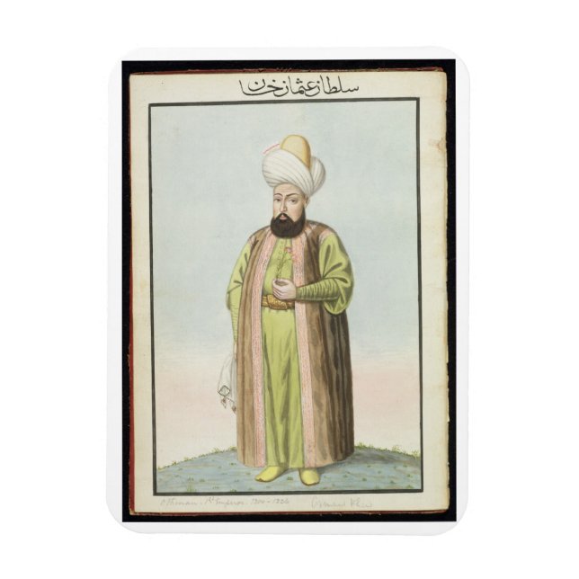 Imán Othman (Osman) I (1259-1326), fundador de la Ottom (Vertical)