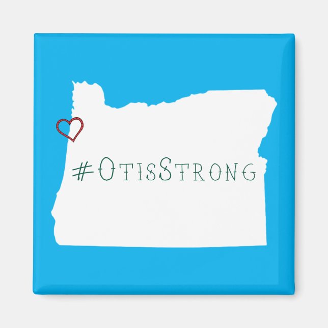 Imán Otis Strong Rope Heart White (Frente)