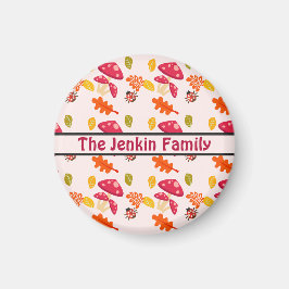 Imán otoñal personalizado