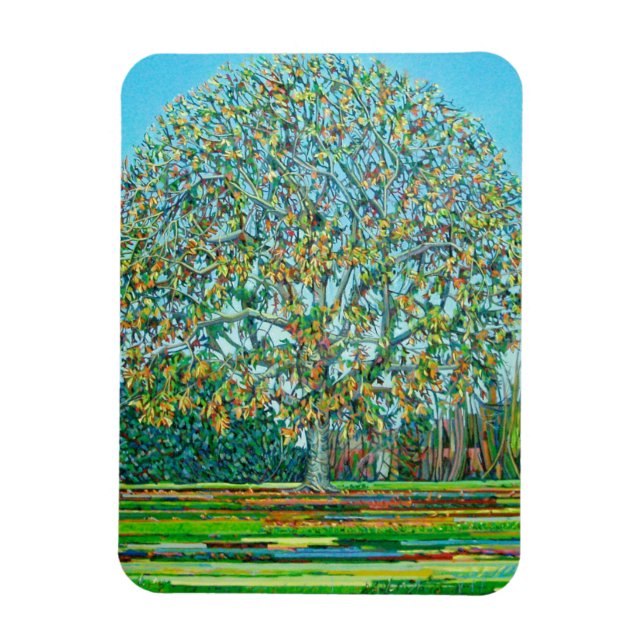 Imán Otoño del árbol de vacas (Vertical)