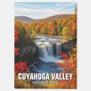Imán Otoño en el Parque Nacional Cuyahoga Valley Ohio