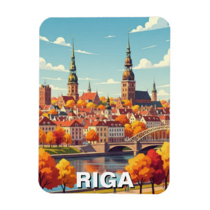 Imán Otoño en Riga Letonia Viajes