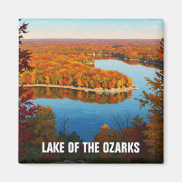 Imán Otoño Lago de los Ozarks Misuri Viaje