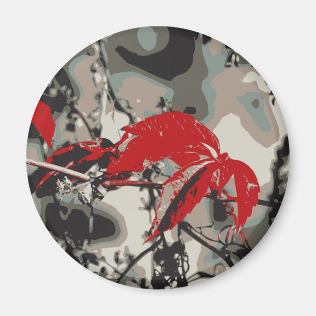 Imán Otoño Rojo (Frente)