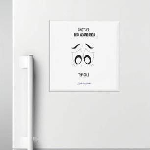 Imán Otro Dish Abandonó Funny Personalizado