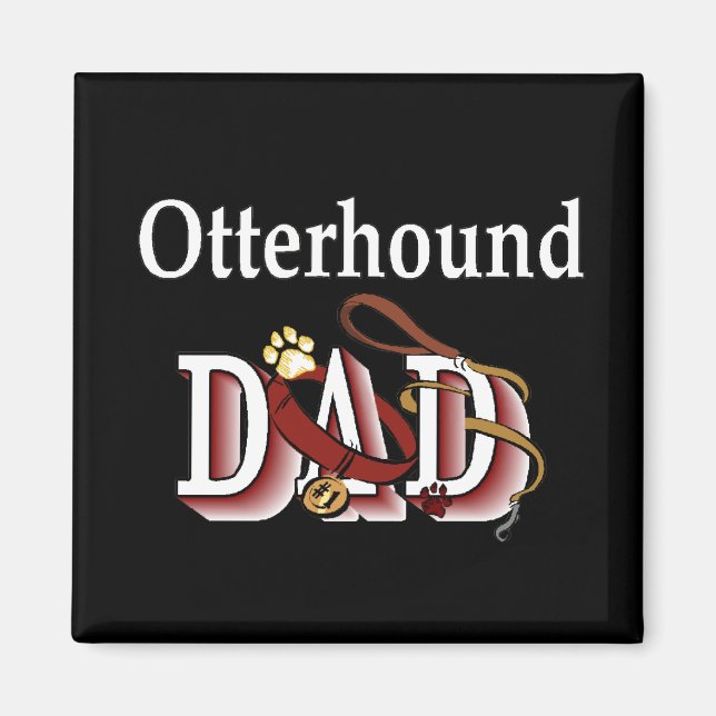 Imán otro hound dad Magnet (Frente)