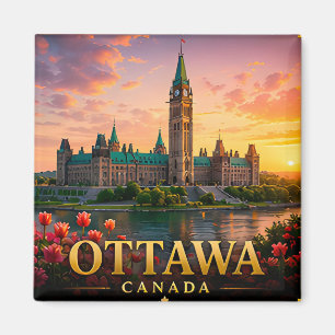 Imán Ottawa Canadá Frente Marítimo del Norte Viajes 🌍