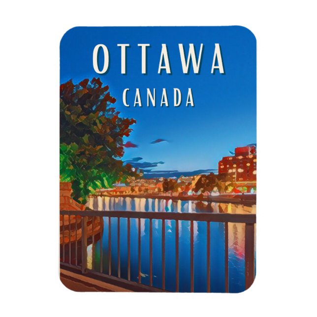 Imán Ottawa : Capitale dynamique du Canada  (Vertical)