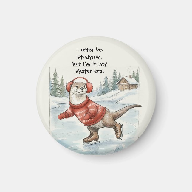 Imán Otter Be Skating, Magnet (Frente)