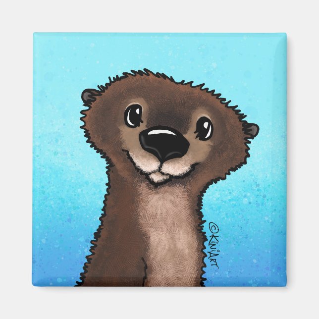 Imán Otter KiniArt River (Frente)