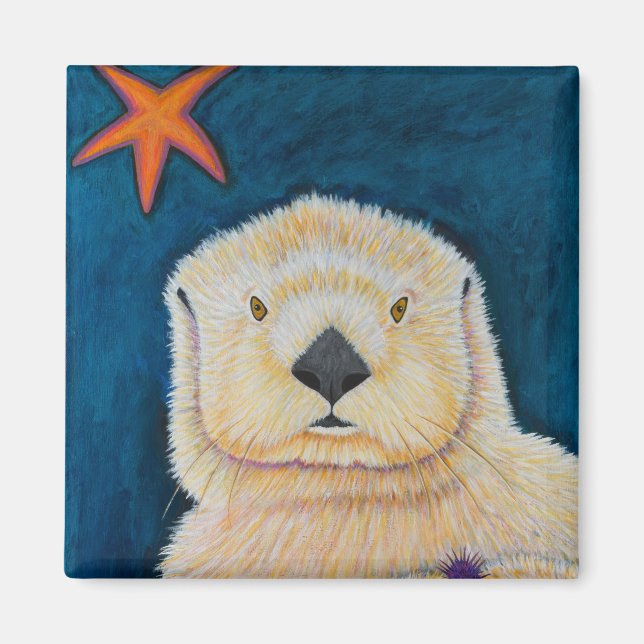 Imán Otter marino (Frente)