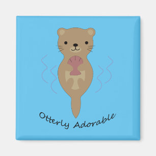 Imán Otter totalmente Adorable