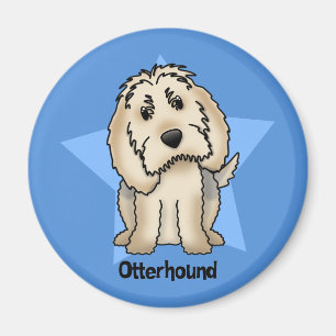 Imán Otterhound de la estrella de Kawaii