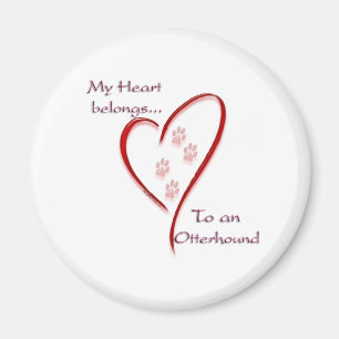 Imán Otterhound Heart Belongs
