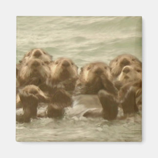 Imán Otters del mar