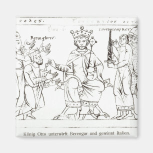 Imán Otto I que somete a Berenger II