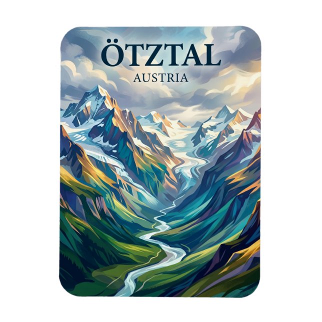 Imán Ötztal Austria (Vertical)