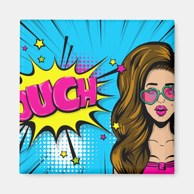 Imán Ouch chica (Frente)