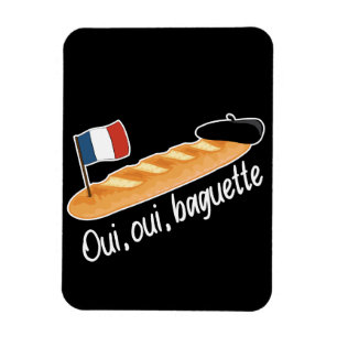 Imán Oui Oui Baguette - Comida francesa divertida