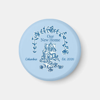 Imán Our New Home graphic magnet