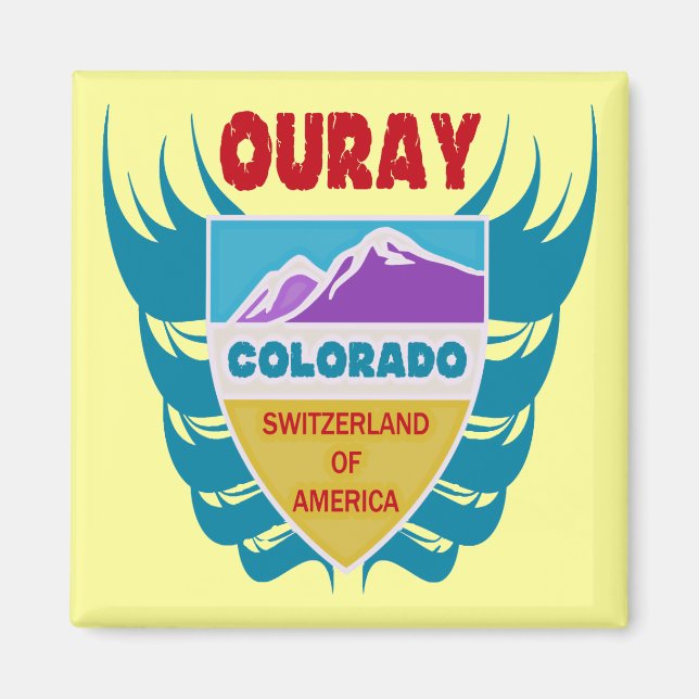 Imán Ouray, Colorado (Frente)
