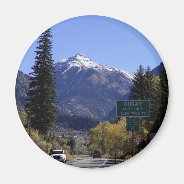 Imán Ouray, Colorado (Frente)