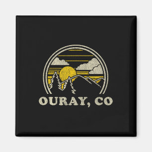 Imán Ouray Colorado Co T Shirt Vintage Hiking Mountains