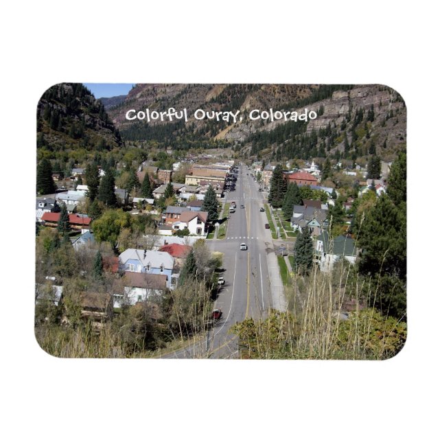 Imán Ouray colorido, Magnet Colorado (Horizontal)