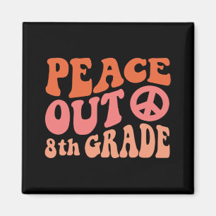 Imán Out 8º Grado Grado Gracioso Retro 70 El Último Día