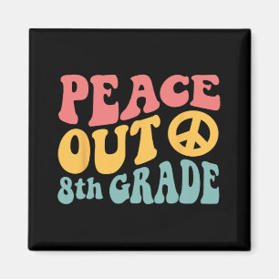 Imán Out 8º Grado Grado Gracioso Retro 70 El Último Día