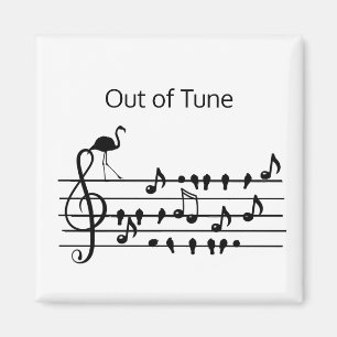 Imán Out of Tune Flamingo se une a los pájaros cantores