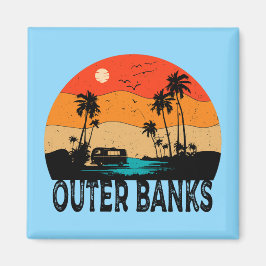 Imán Outer Banks North Carolina Vintage