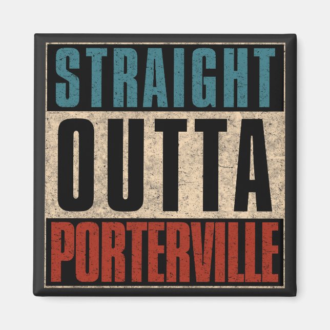 Imán Outta Porterville California CA (Frente)