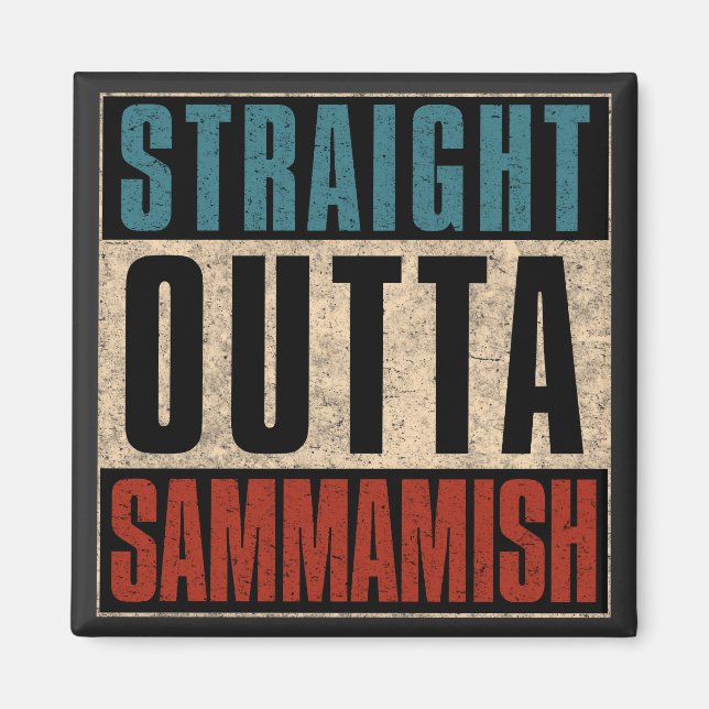 Imán Outta Sammamish Washington WA (Frente)