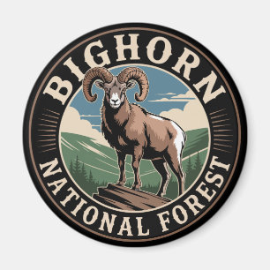 Imán Oveja Bighorn de la Selva Nacional Bighorn