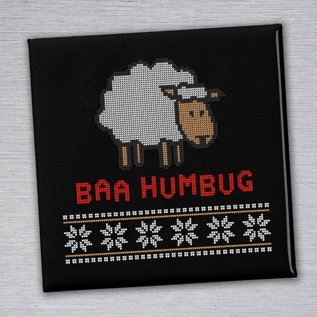 Imán Oveja de Navidad Baa Humbug (Subido por el creador)