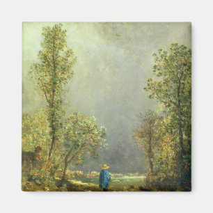 Imán Oveja viendo una tormenta