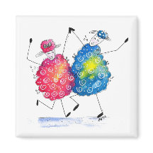 Ovejas bailando caprichosamente