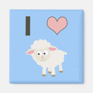 Imán Ovejas del corazón