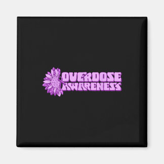 Imán Overdose Awareness Purple Ribbon Drug Addiction 32