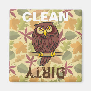 Imán Owl Cartoon