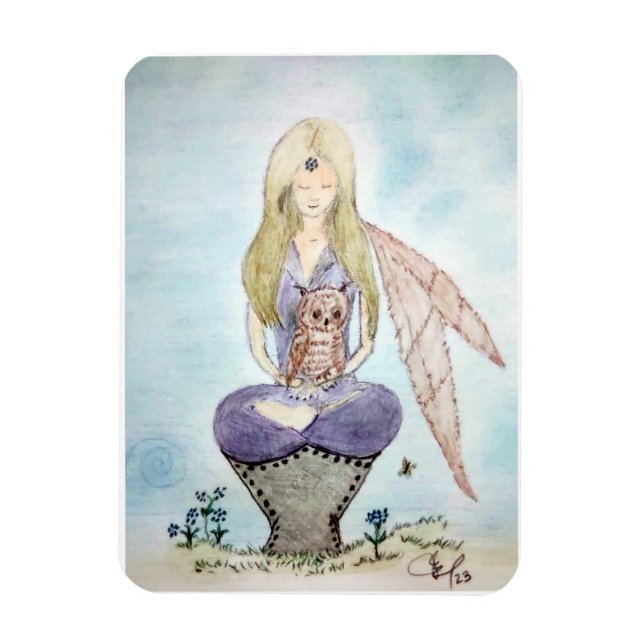 Imán Owl Guide  (Vertical)