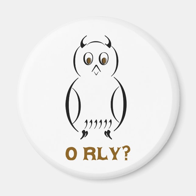 Imán Owl O'Rly (Frente)