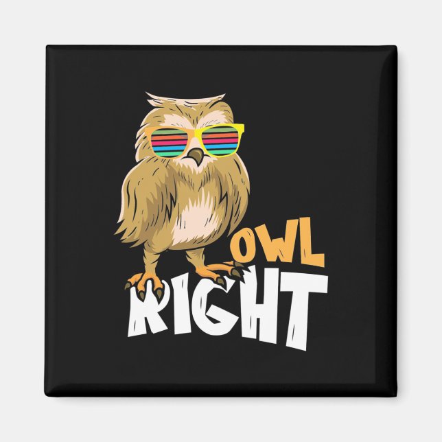 Imán Owl Right (Frente)
