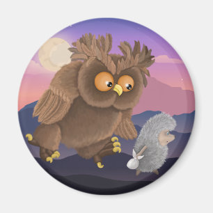 Imán Owl Te Sigue En Cualquier Lugar